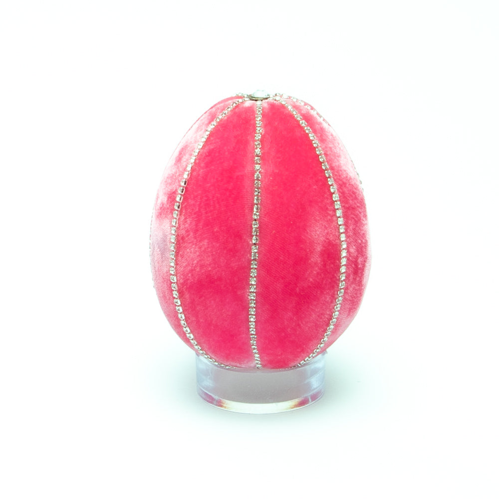 Bubblegum Crystal trimmed Egg