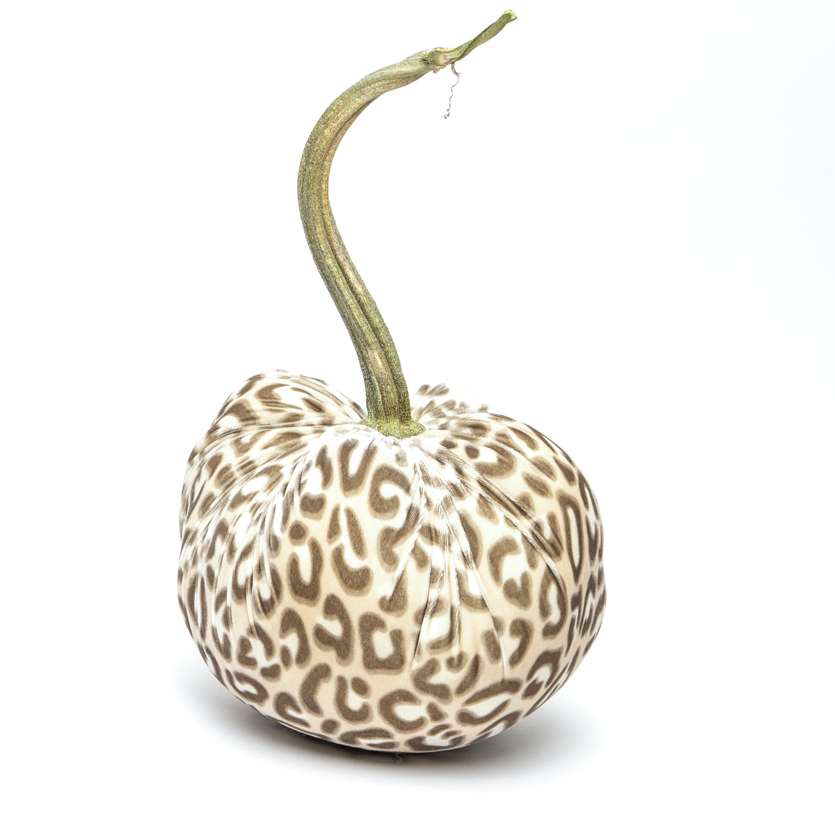 Snow Leopard Silk Velvet Pumpkin