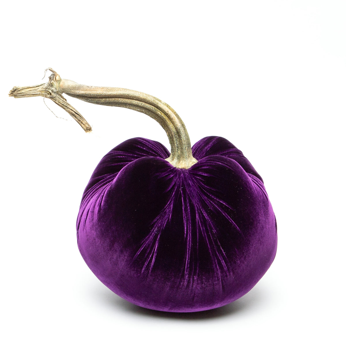 Violet Silk Velvet Pumpkin