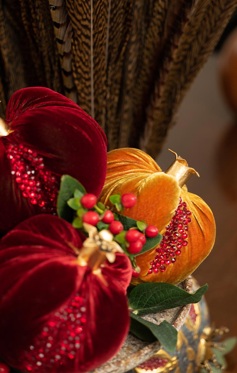 Hot Skwash Silk Velvet Pumpkins