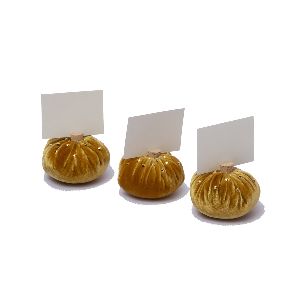 Gold Crystal Place Card Holders