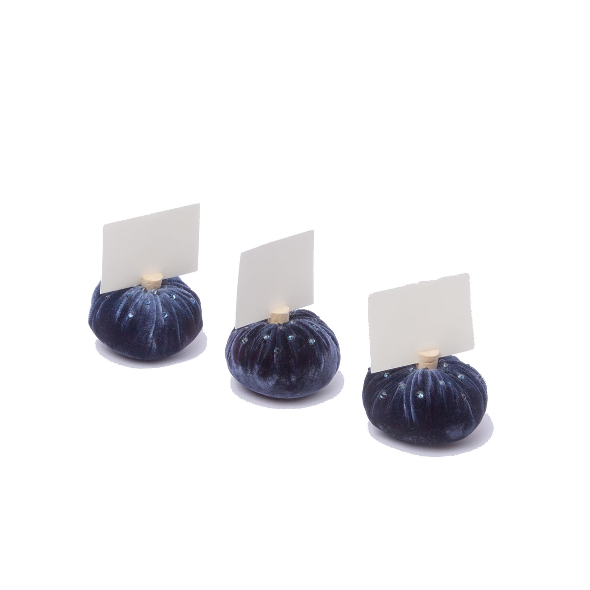 Sapphire Crystal Place Card Holders