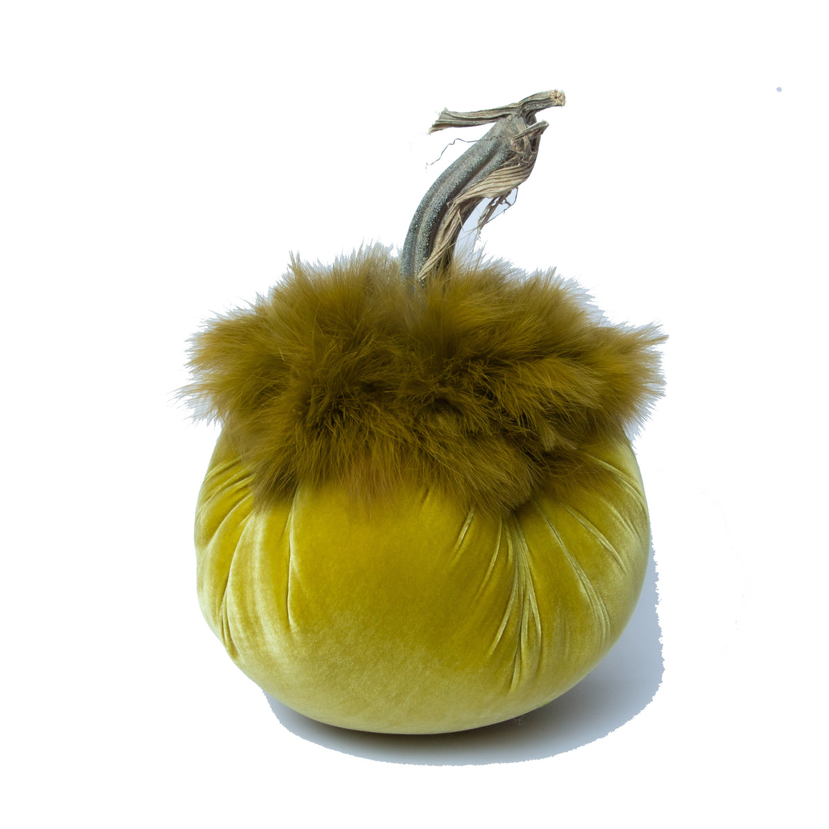 LIMITED JJ, 11" Leaf with Custom Marabou Feather Collar