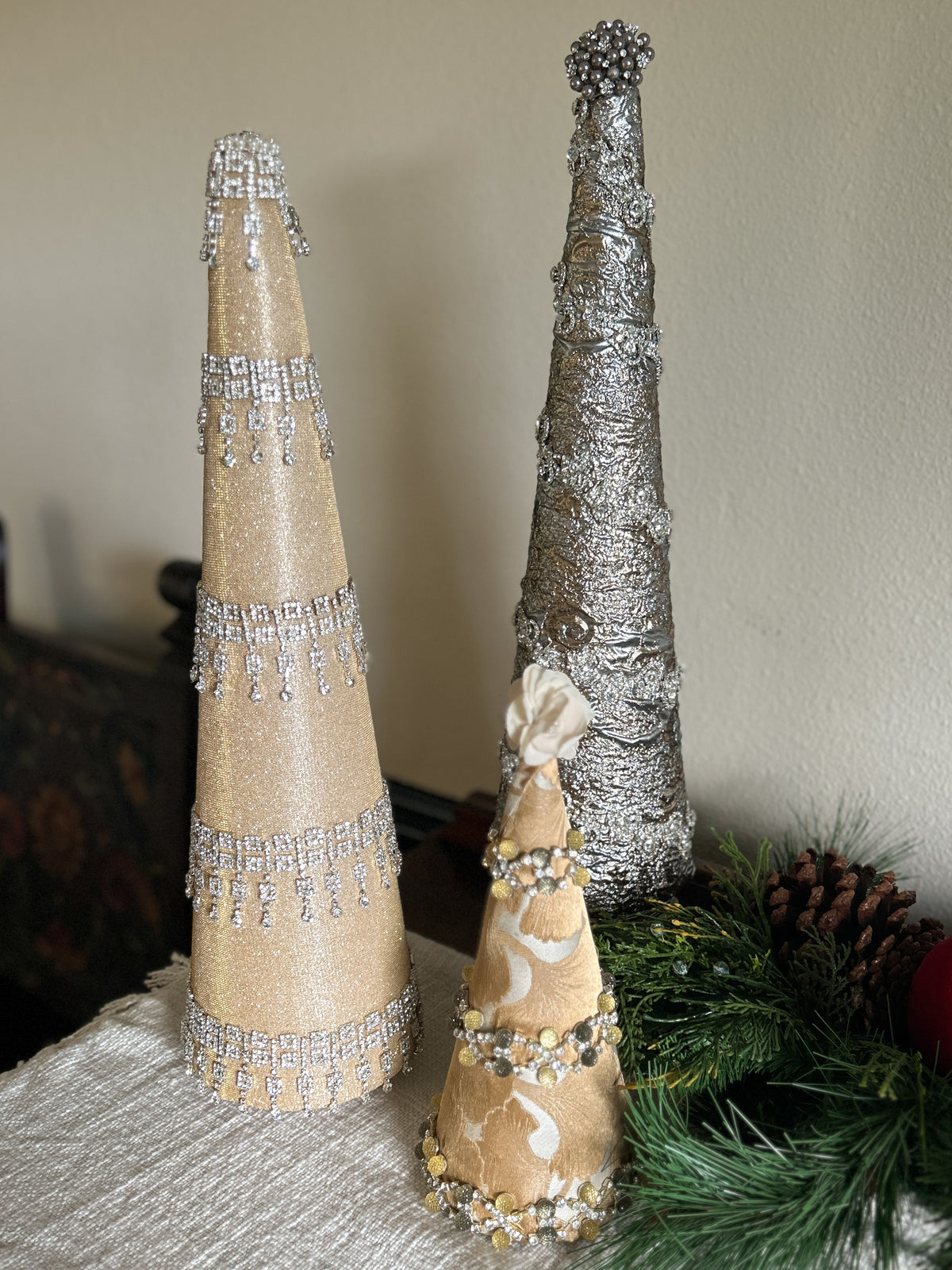 OOAK 20" Silver/Gold Tree