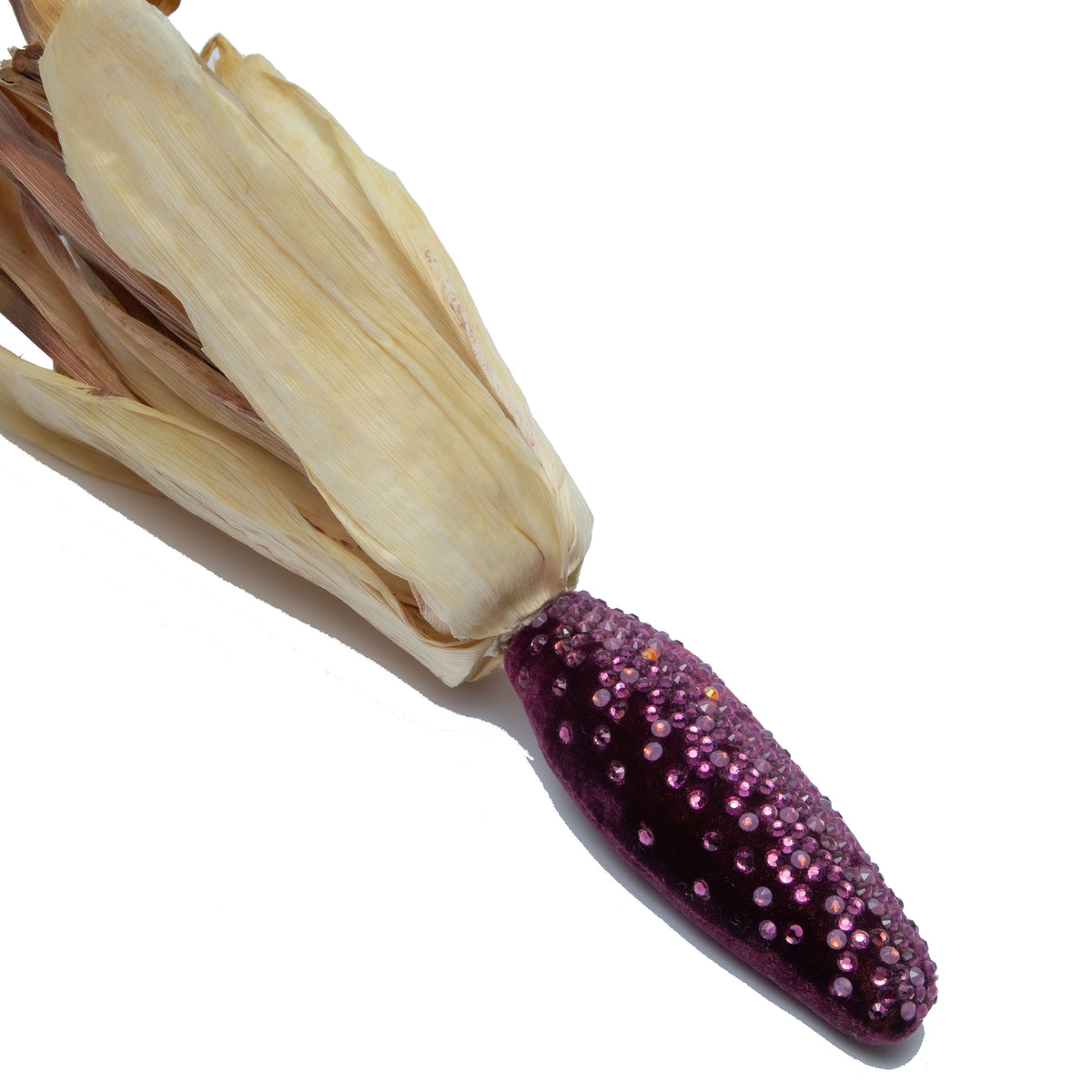 Silk Velvet Corn -Eggplant w/natural husk