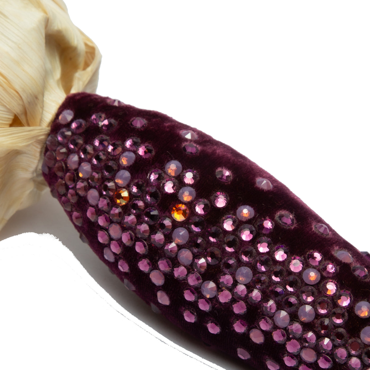 Silk Velvet Corn -Eggplant w/natural husk
