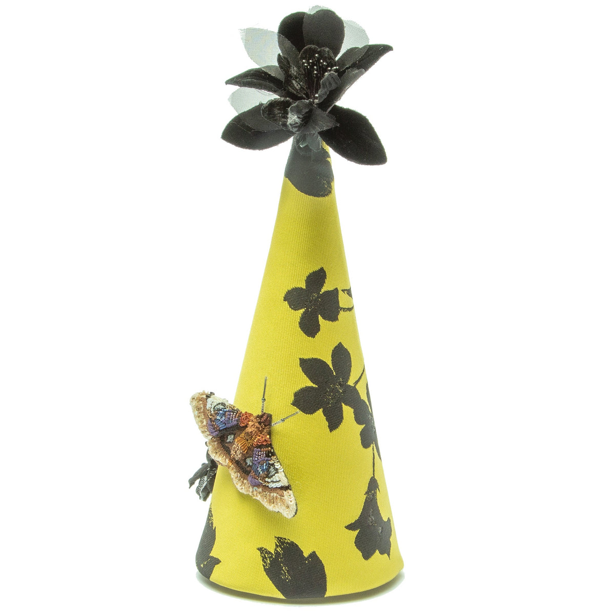 OOAK 11.5" Chartreuse Brocade Tree