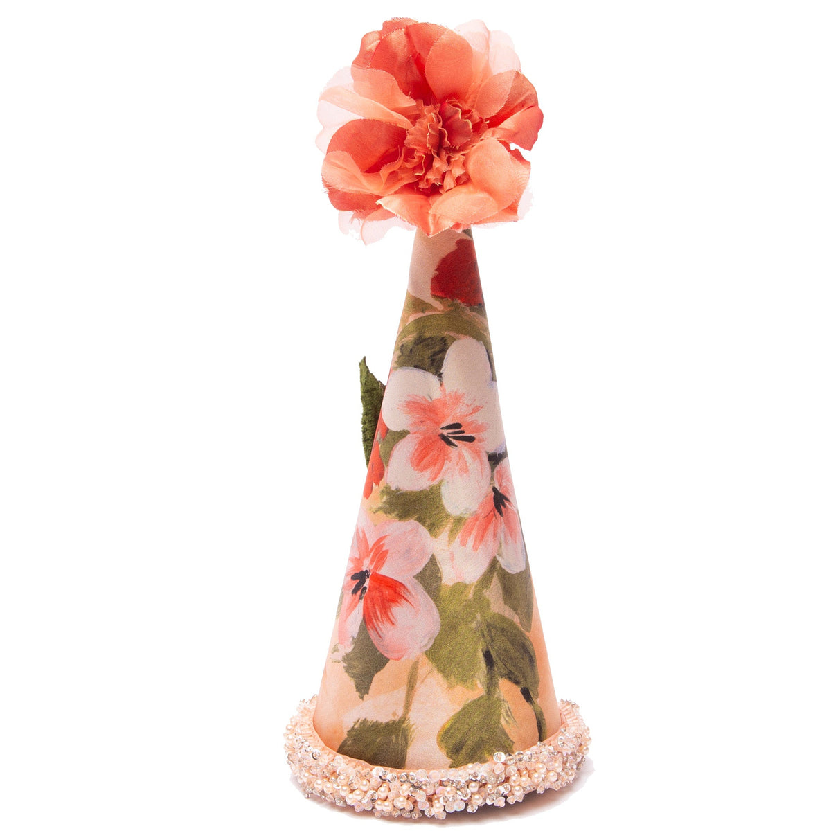 OOAK 10.75" Coral Floral Tree