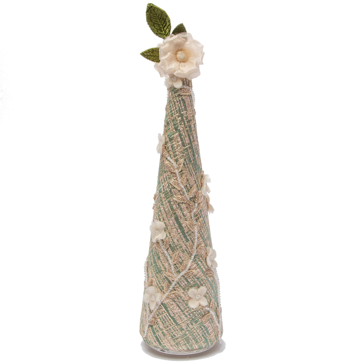 OOAK 18.5" Mint/Champagne Tree