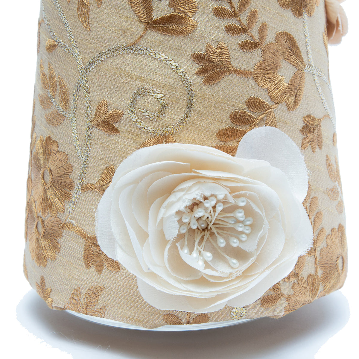 OOAK 20.5" Gold Embroidered Tree