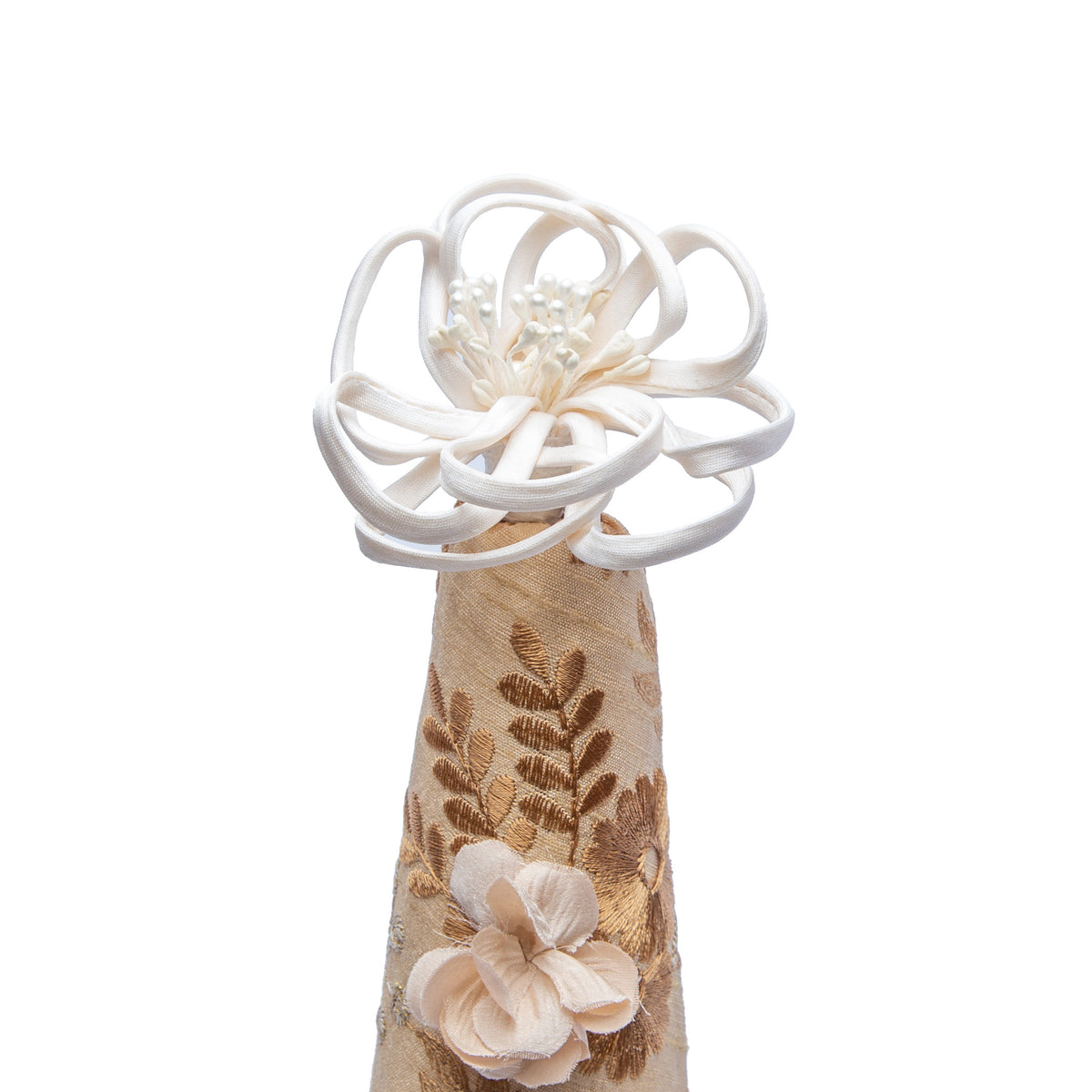 OOAK 20.5" Gold Embroidered Tree