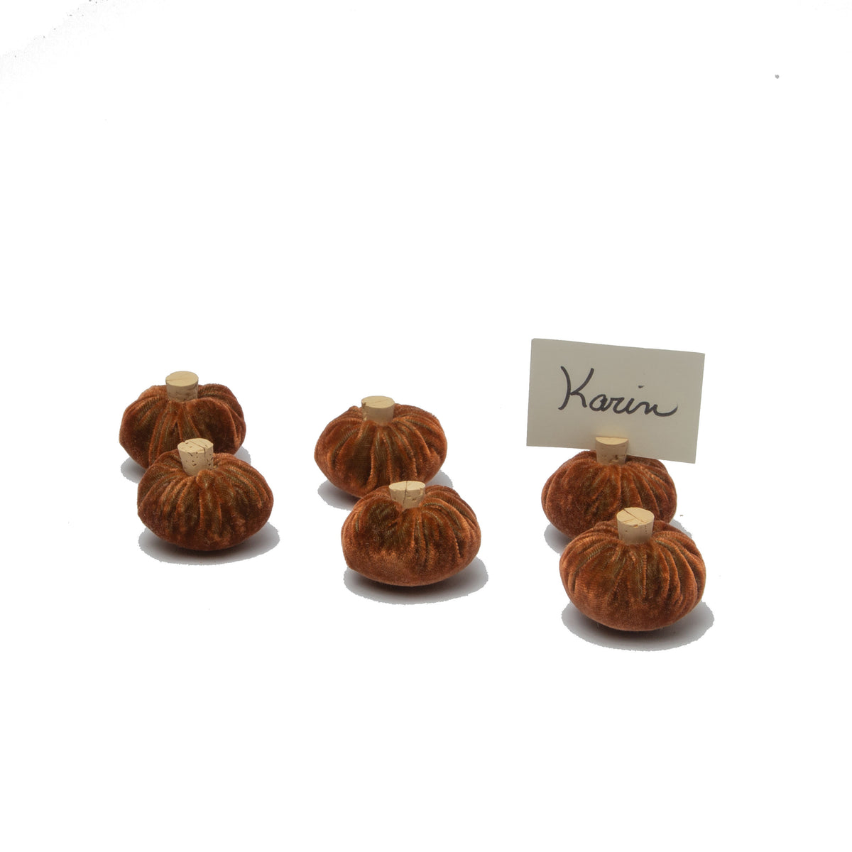 Sandgreen Pumpkin Place Card Holders