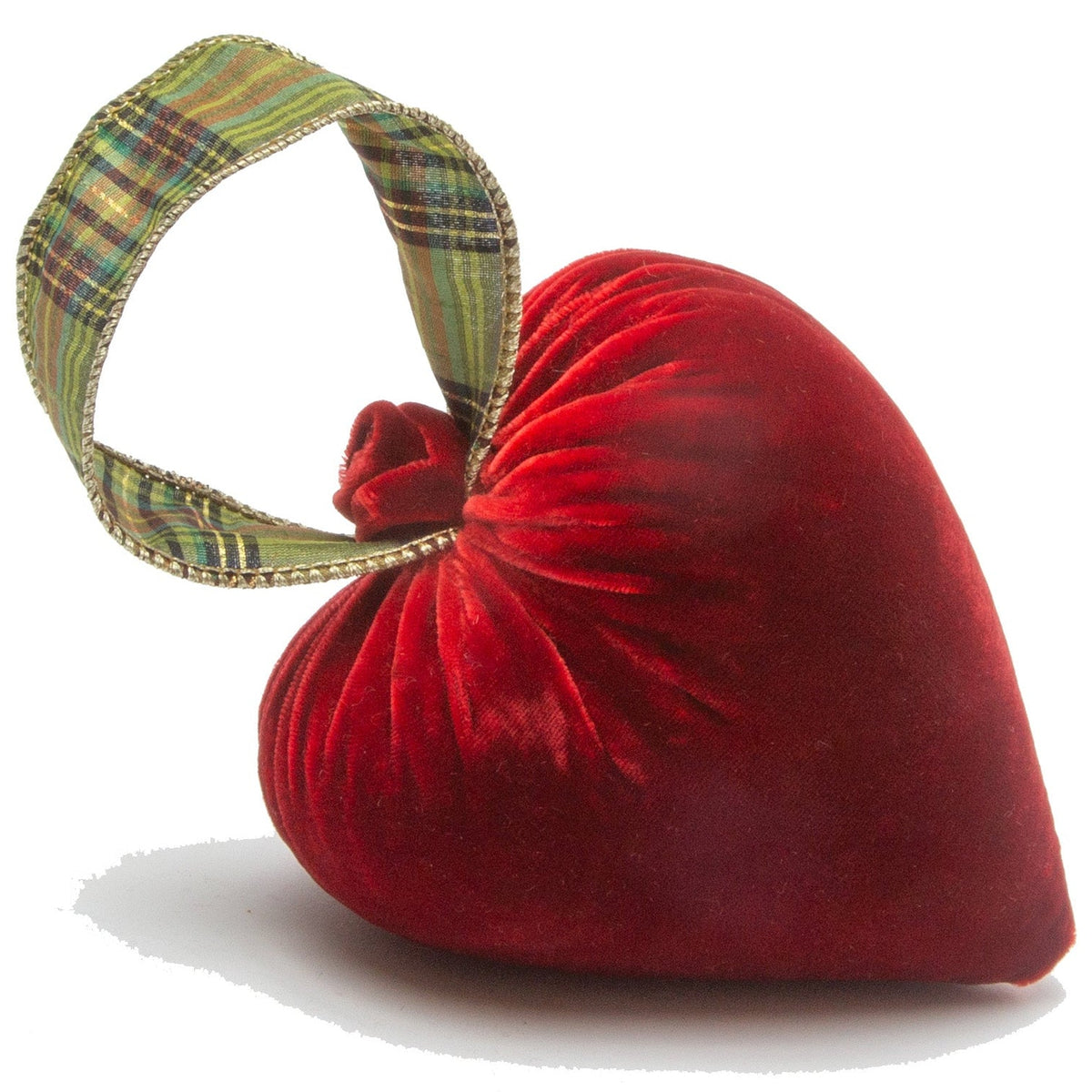 NEW Medium Holiday Cherry Ribbon Heart