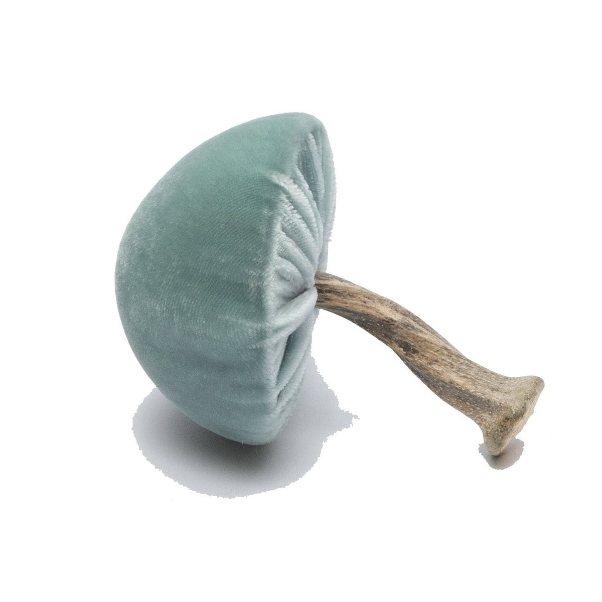 Mini Silk Velvet Seafoam Mushroom