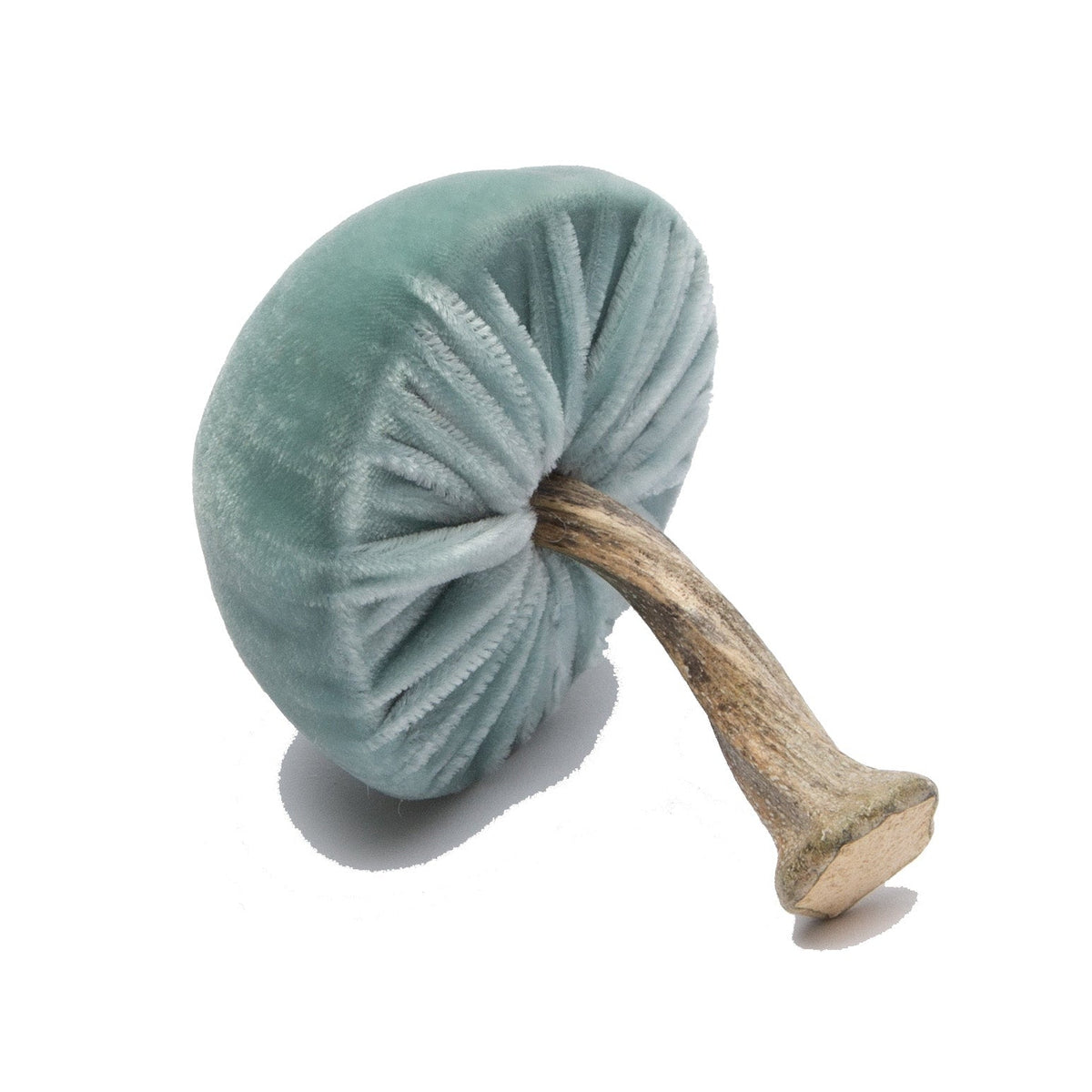 Mini Silk Velvet Seafoam Mushroom