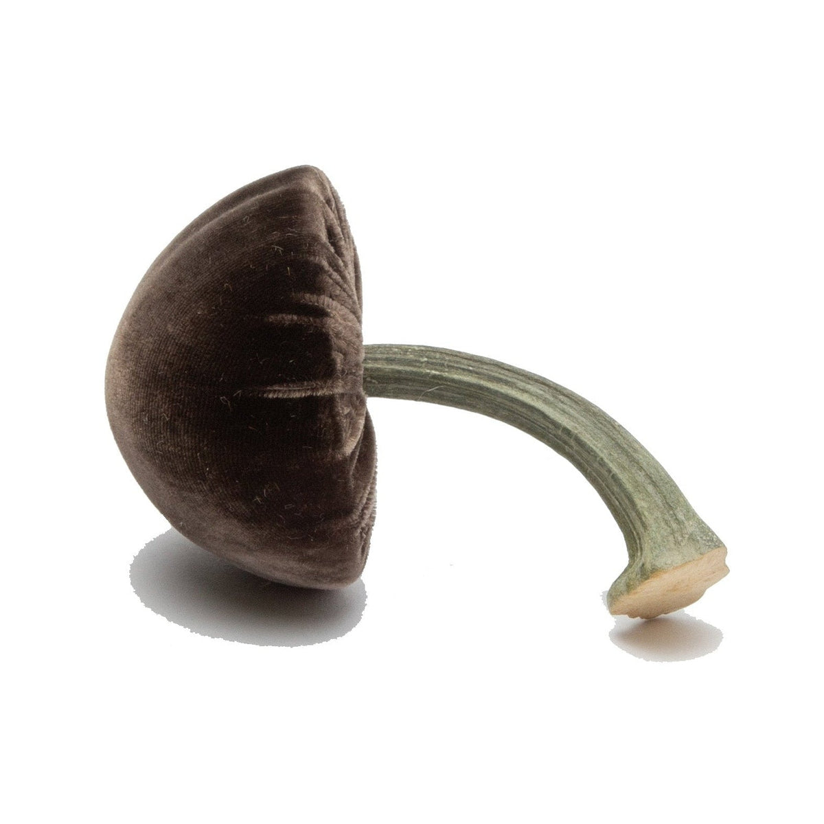 Mini Silk Velvet Espresso Mushroom