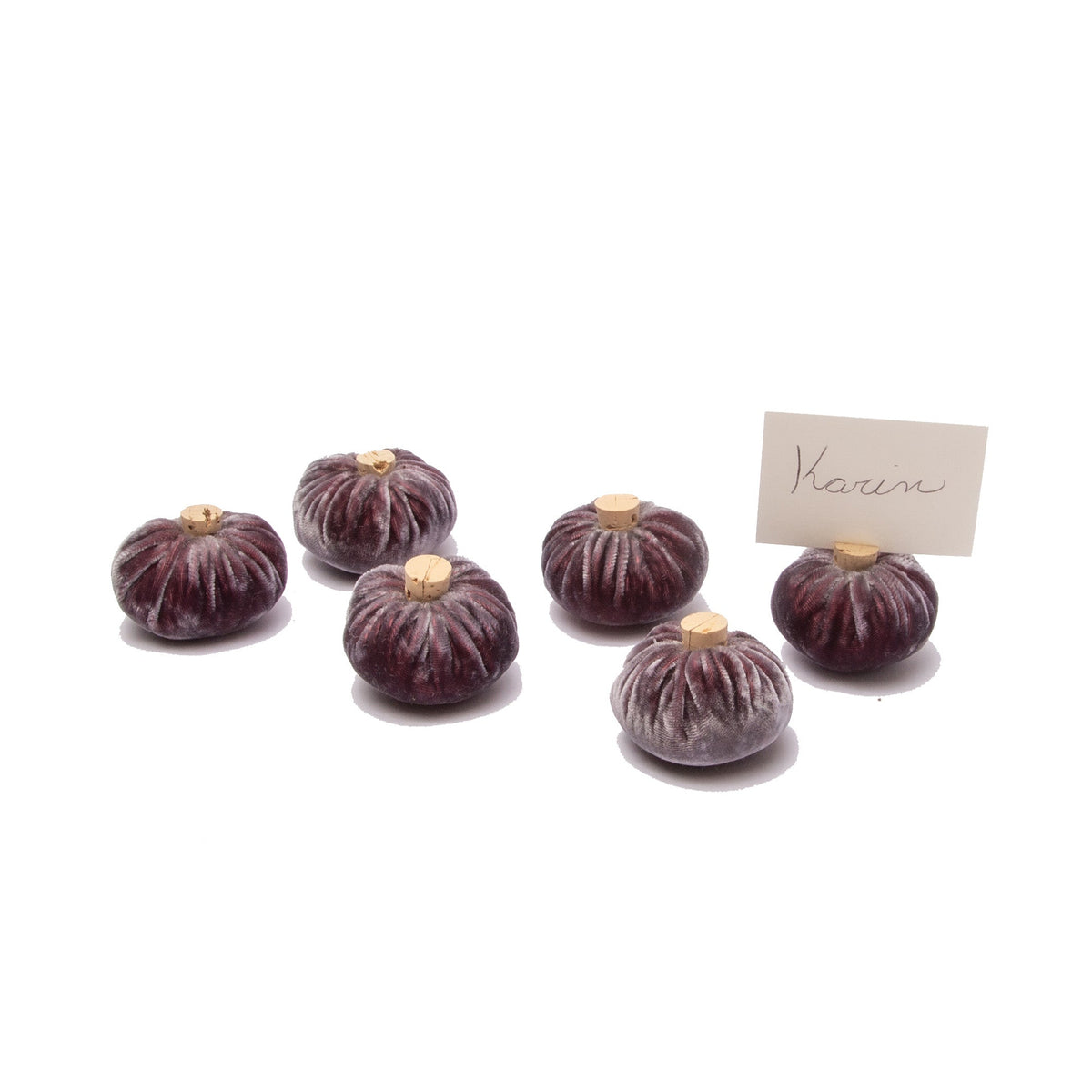 Raspberry Ice Pumpkin Place Card Holders