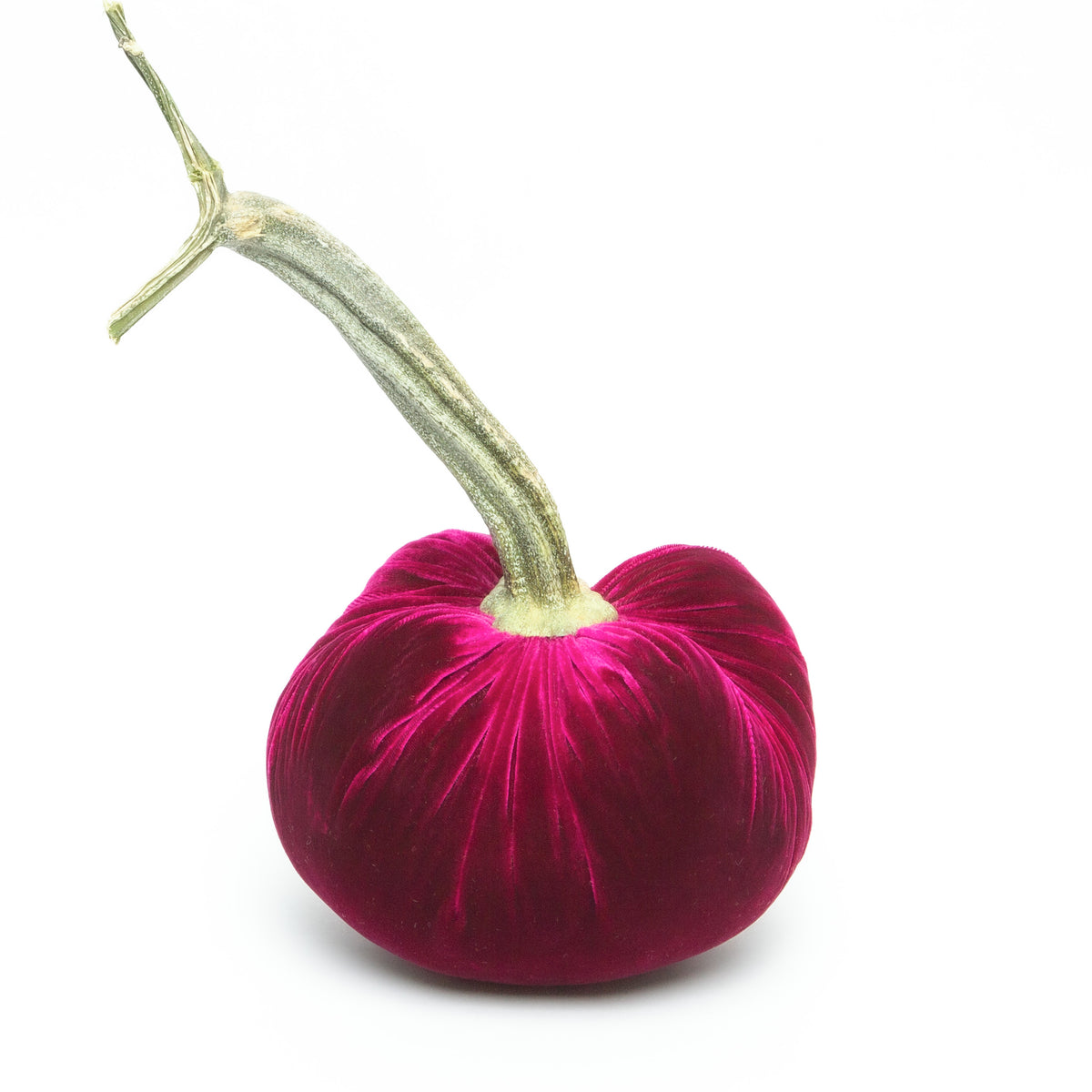 Magenta Silk Velvet Pumpkin