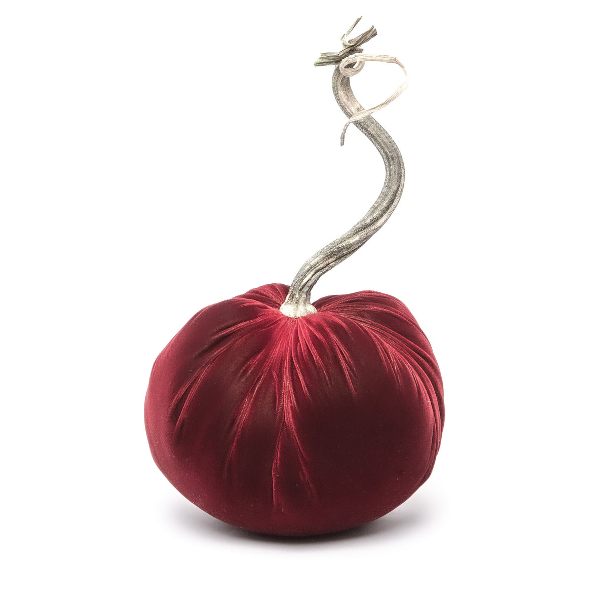 Red Silk Velvet Pumpkin