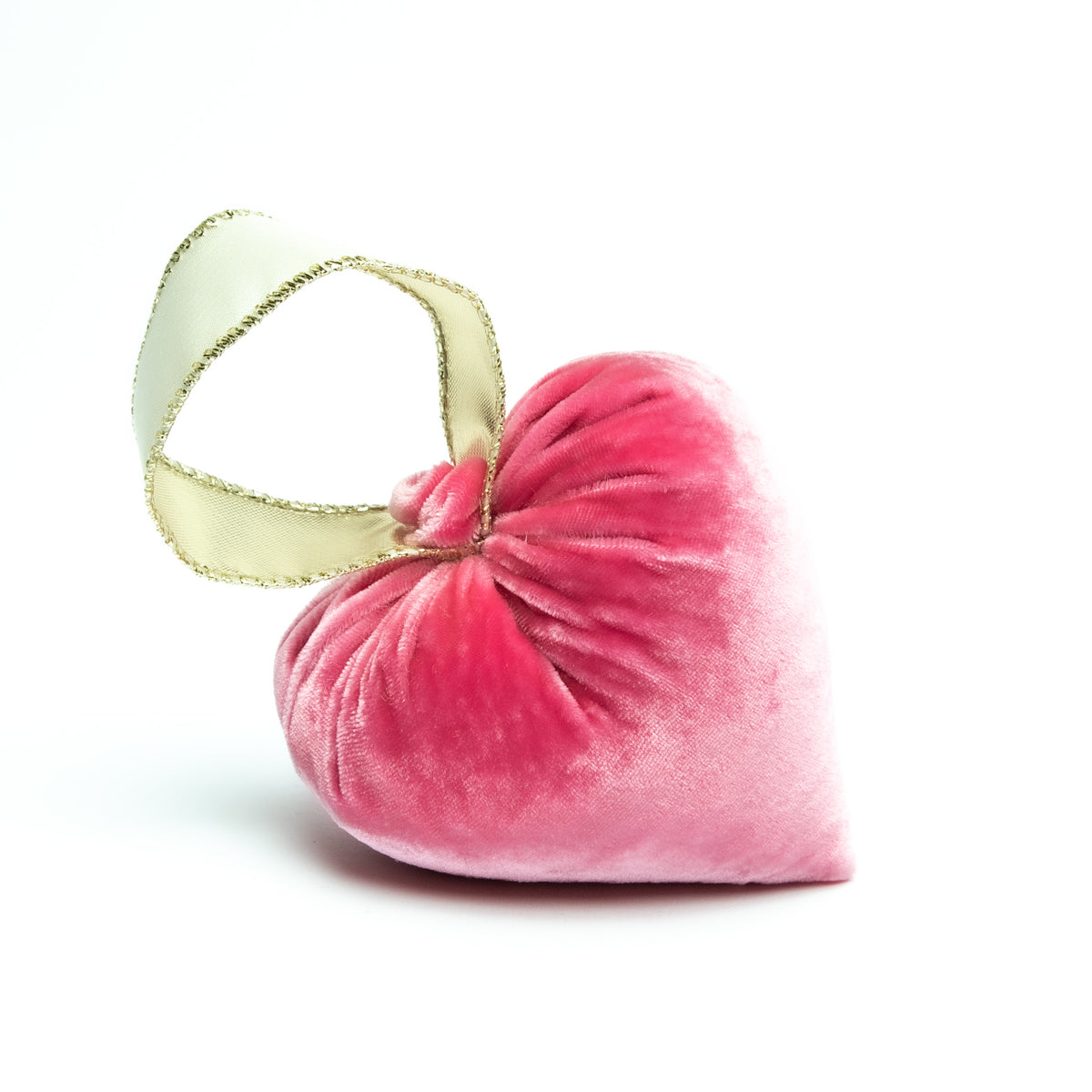 Small Bubblegum Ribbon Heart