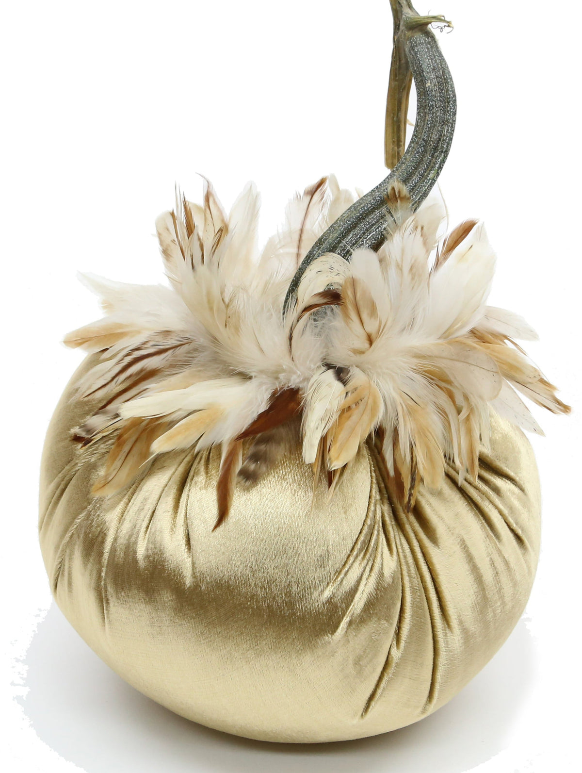 Brass w/Ginger Feather Collar