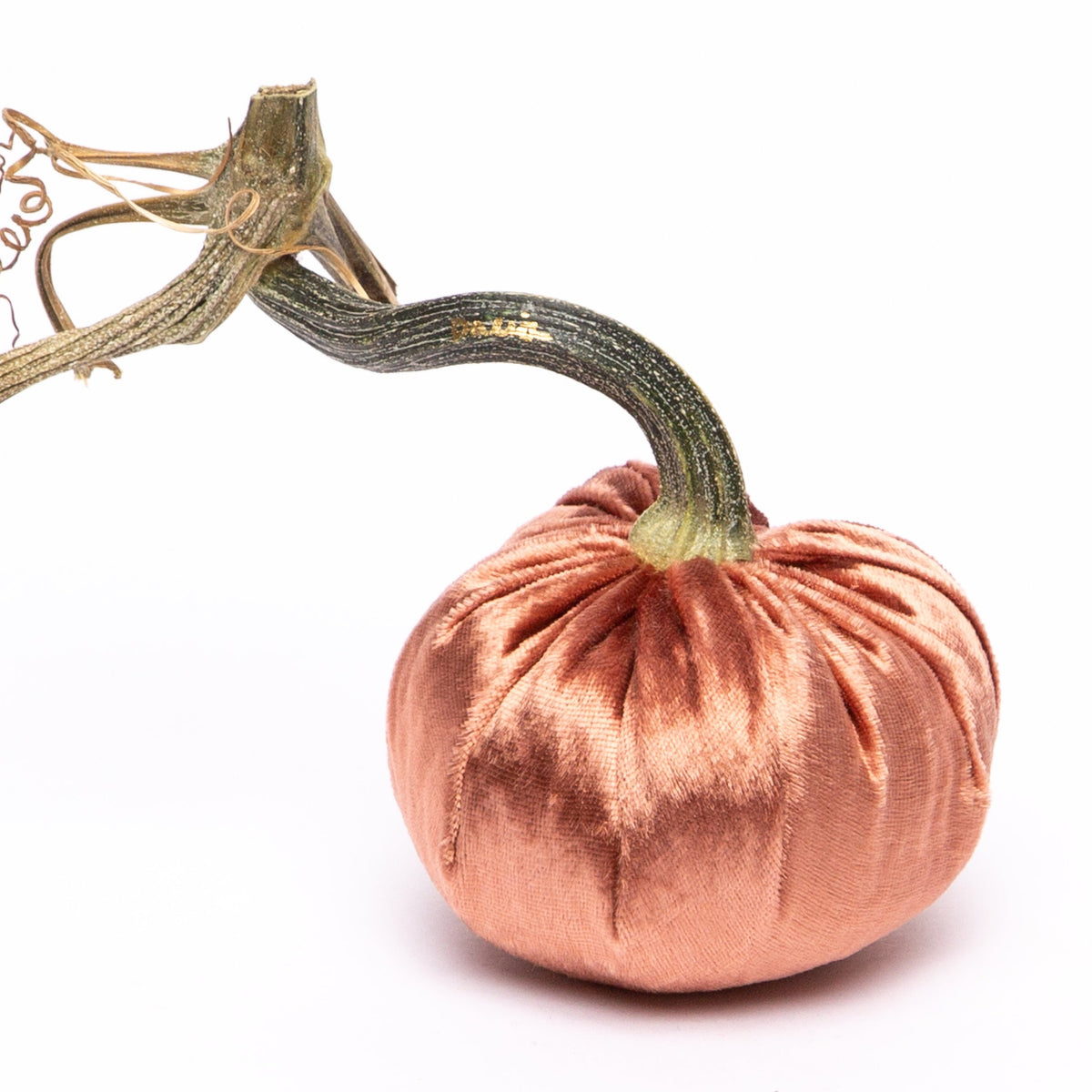 Copper Silk Velvet Pumpkin