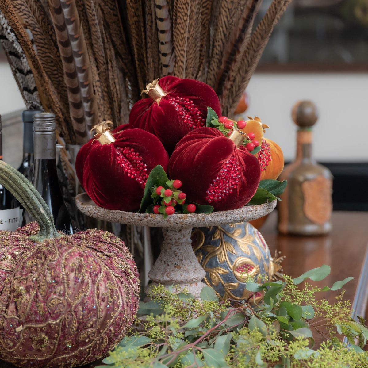 Traditional Holiday Pomegranates P006