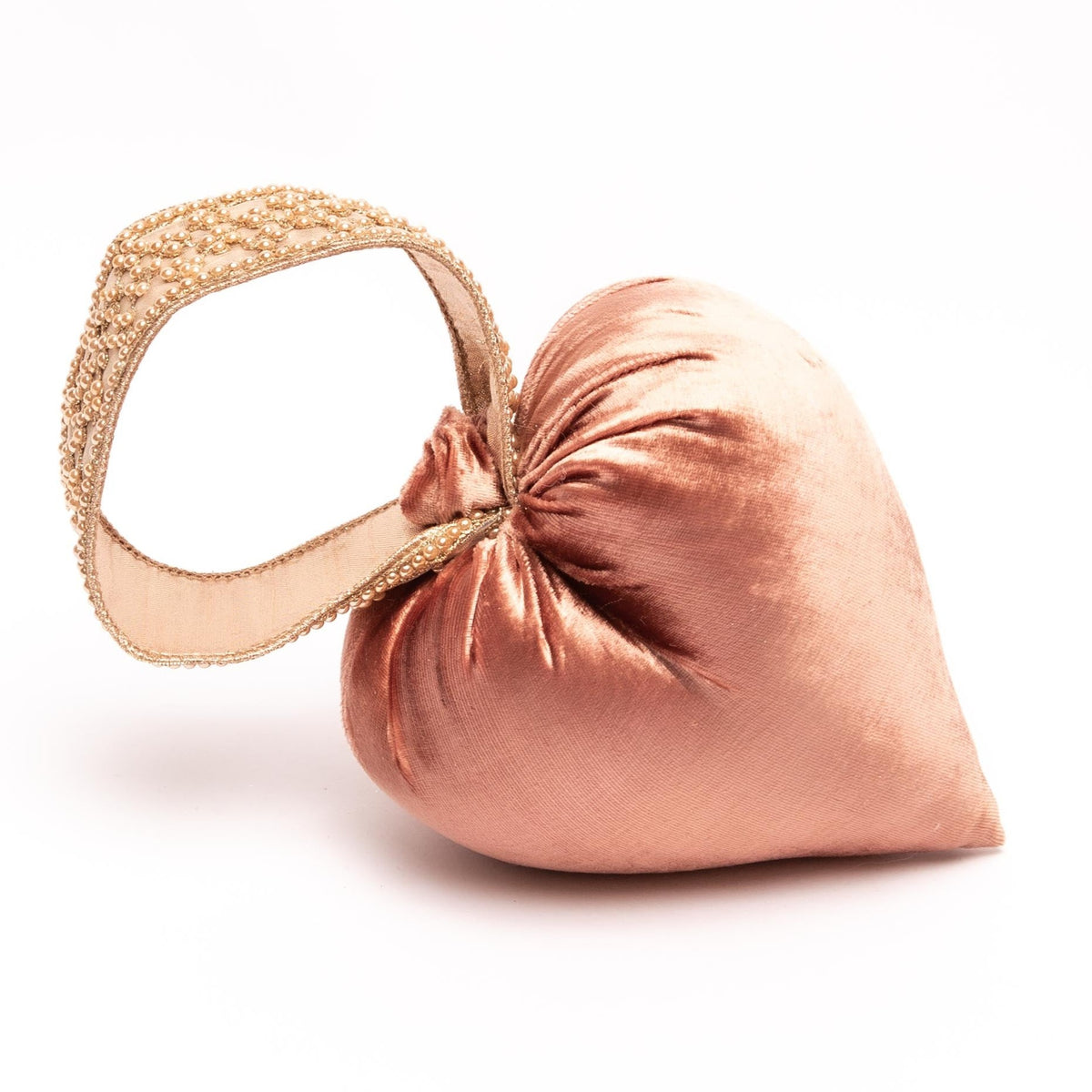 Large Copper Specialty Ribbon Heart